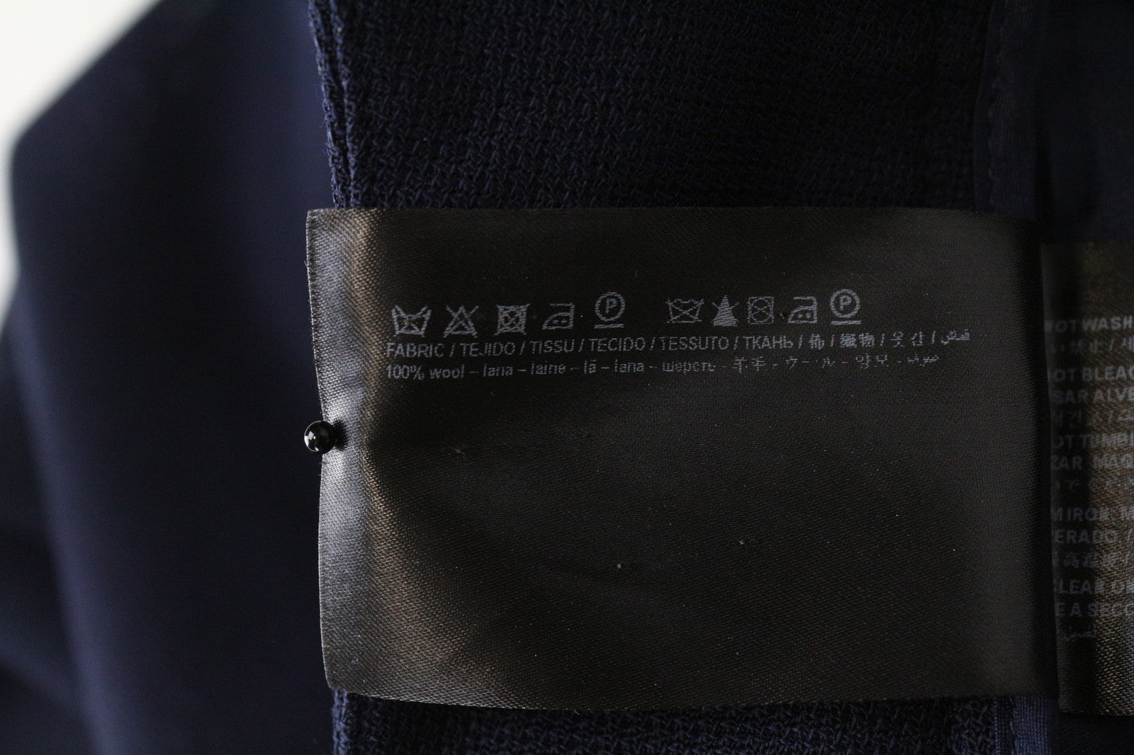 SUISTUDIO Lane Women's Trousers UK14R Blue Pleated Pure Wool Tailored Classic