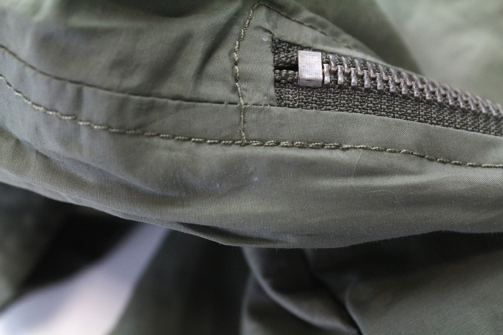 RICHMOND Men's Jacket IT48 Olive Green Hooded Windbreaker Ribbed Logo Casual