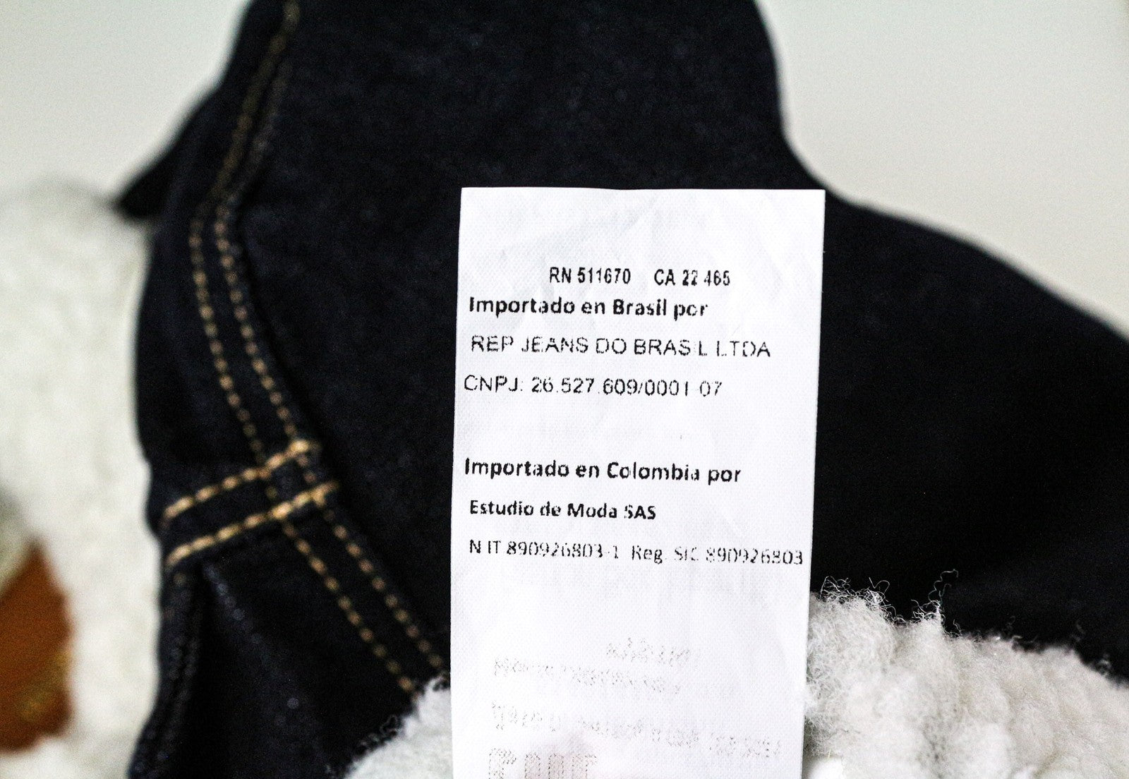 REPLAY Women's Denim Jacket M Blue Short Stretch Teddy Lined Collared Button