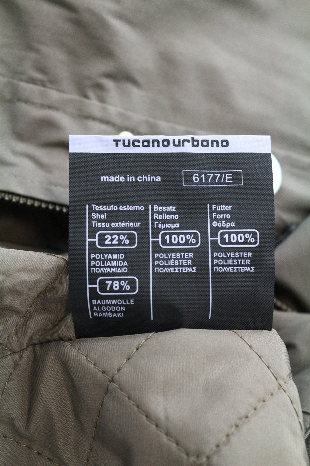 TUCANO URBANO Robin Men's Jacket XL Dark Beige Scooter Waterproof Breathable