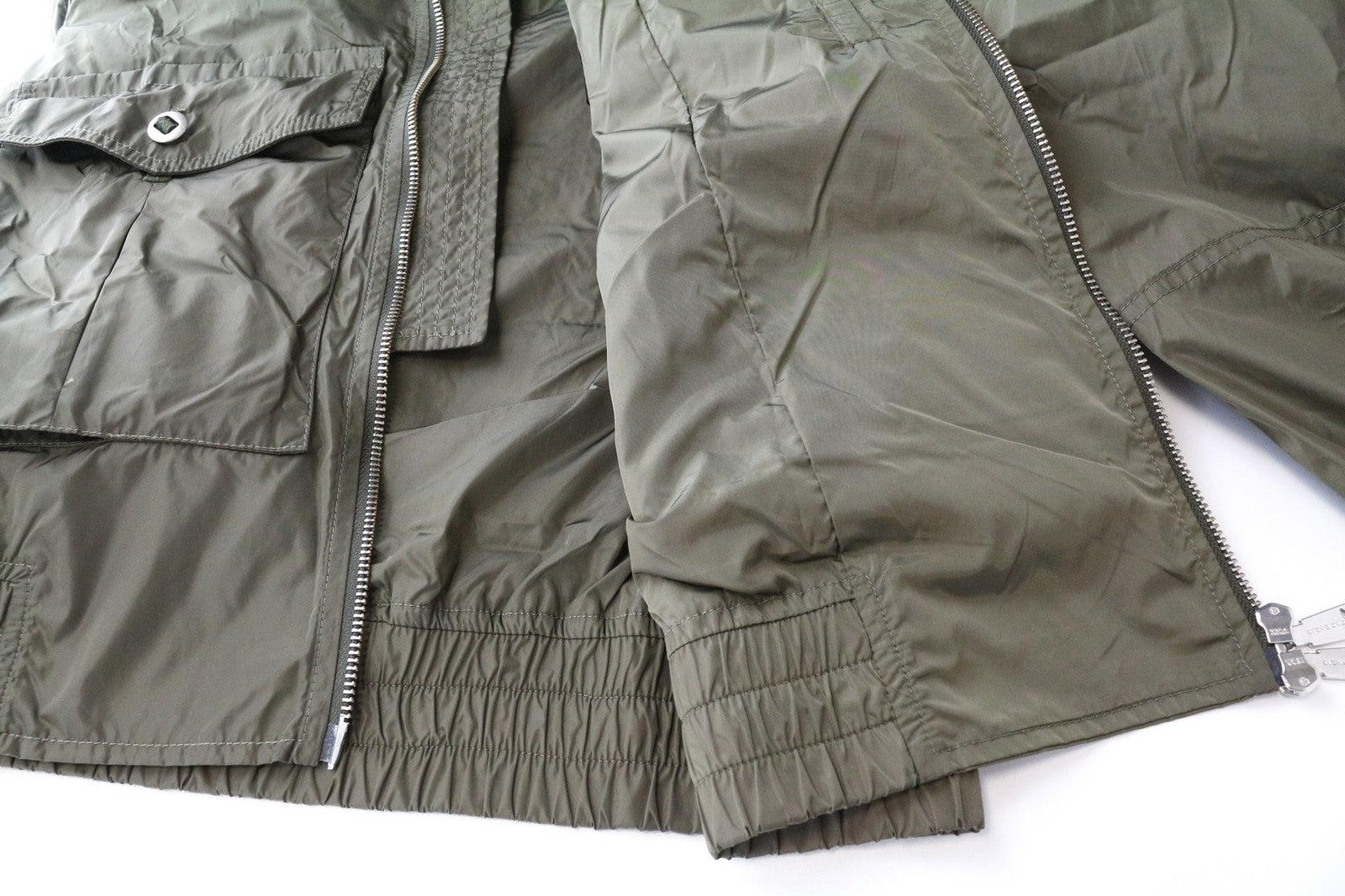 RICHMOND Men's Jacket 48 Green Casual Lightweight Single-Breasted Collared