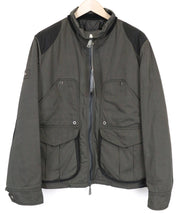 RICHMOND Men's Jacket 54 Grey Brown Lined Single-Breasted Zipped Pocketed