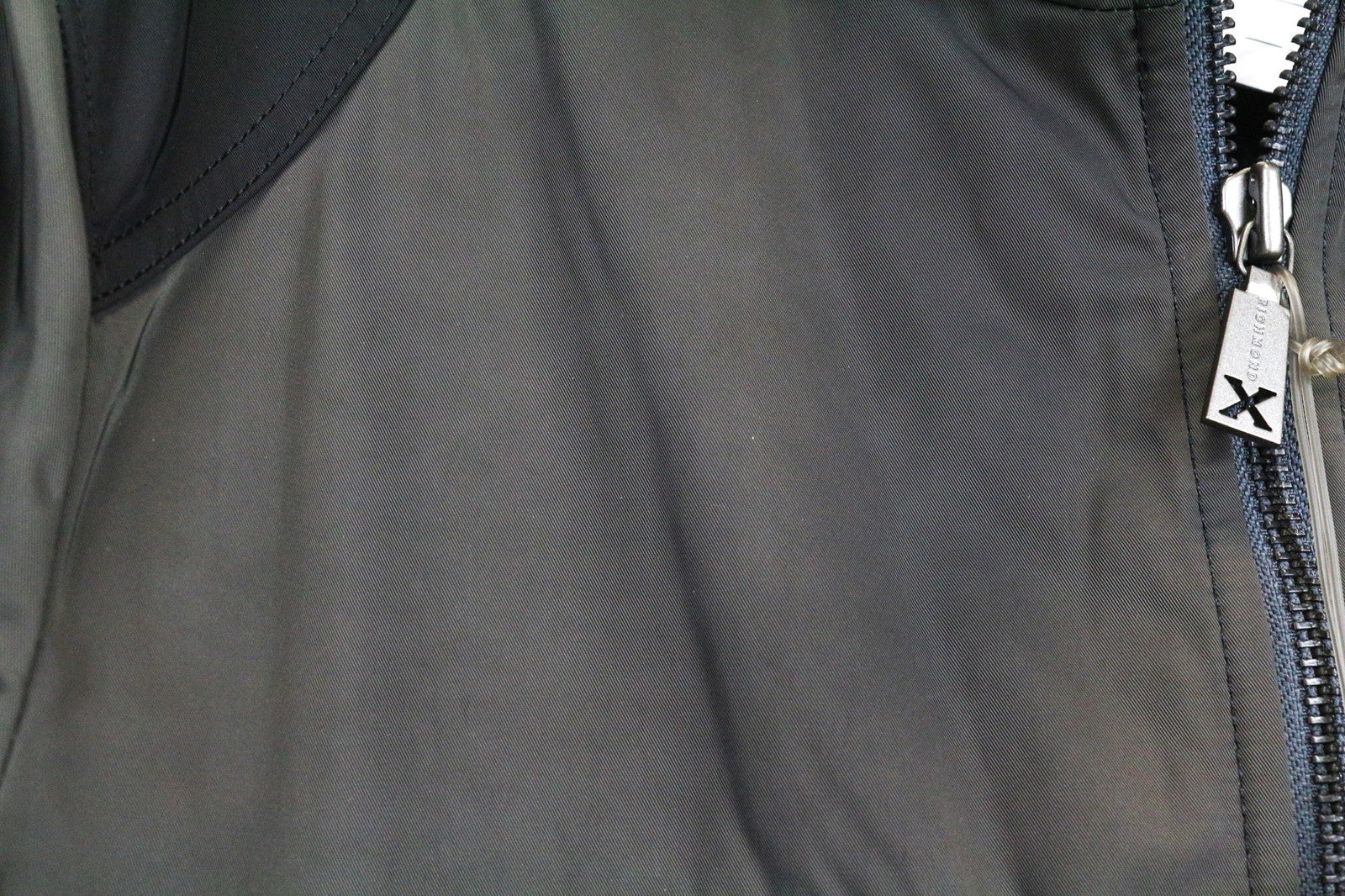 RICHMOND Men's Jacket 54 Grey Brown Lined Single-Breasted Zipped Pocketed