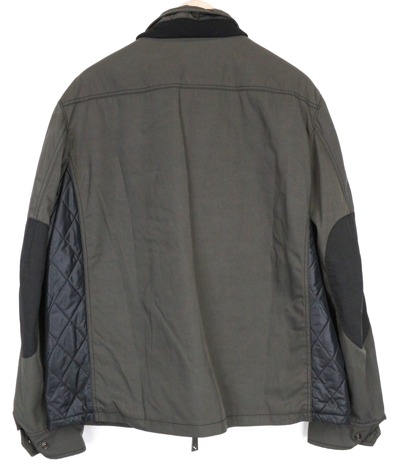 RICHMOND Men's Jacket 54 Grey Brown Lined Single-Breasted Zipped Pocketed