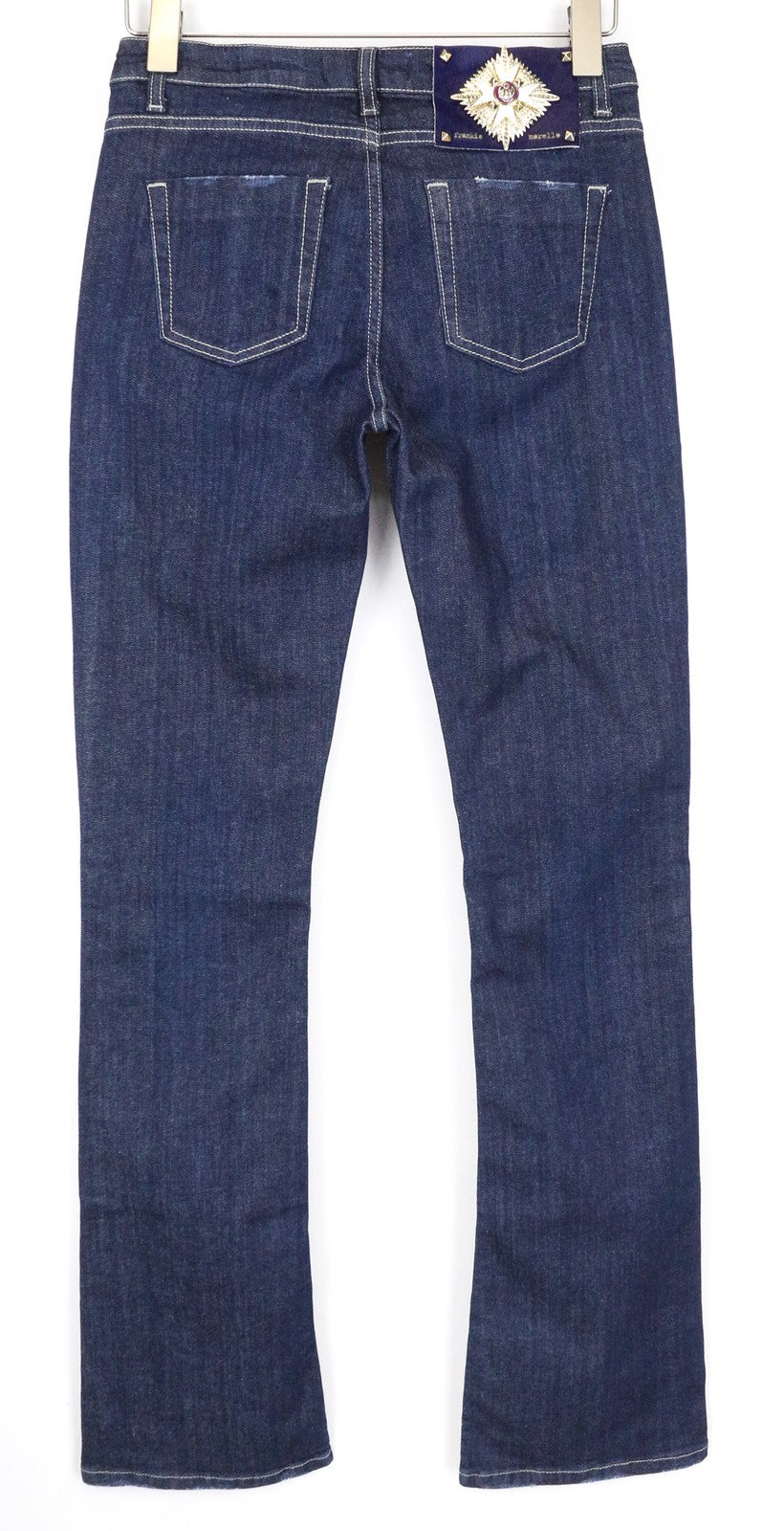 FRANKIE MORELLO Ariadne Women's Jeans W27 Blue Stretch Cotton Bootcut Classic