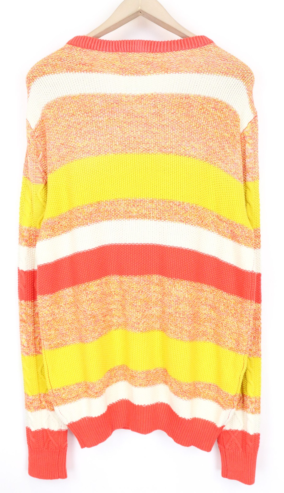 SCOTCH & SODA Ams Couture Men's Jumper L Orange Cotton Knit Long Sleeve