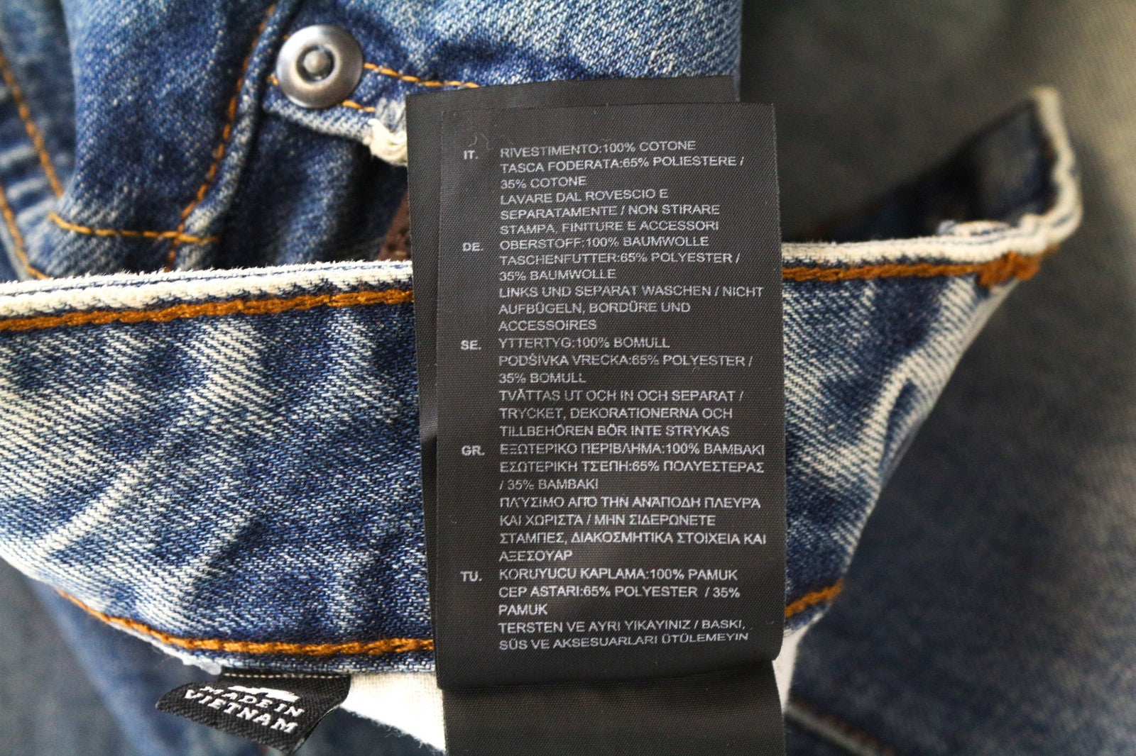 G-STAR RAW Stean Men's Jeans W29/L32 Blue Buttoned Tapered Non-Stretch Aged Look