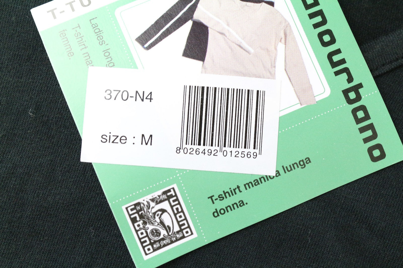 TUCANO URBANO T-TU Lady Women's T-Shirt M Black Reflective V-Neck Scooter