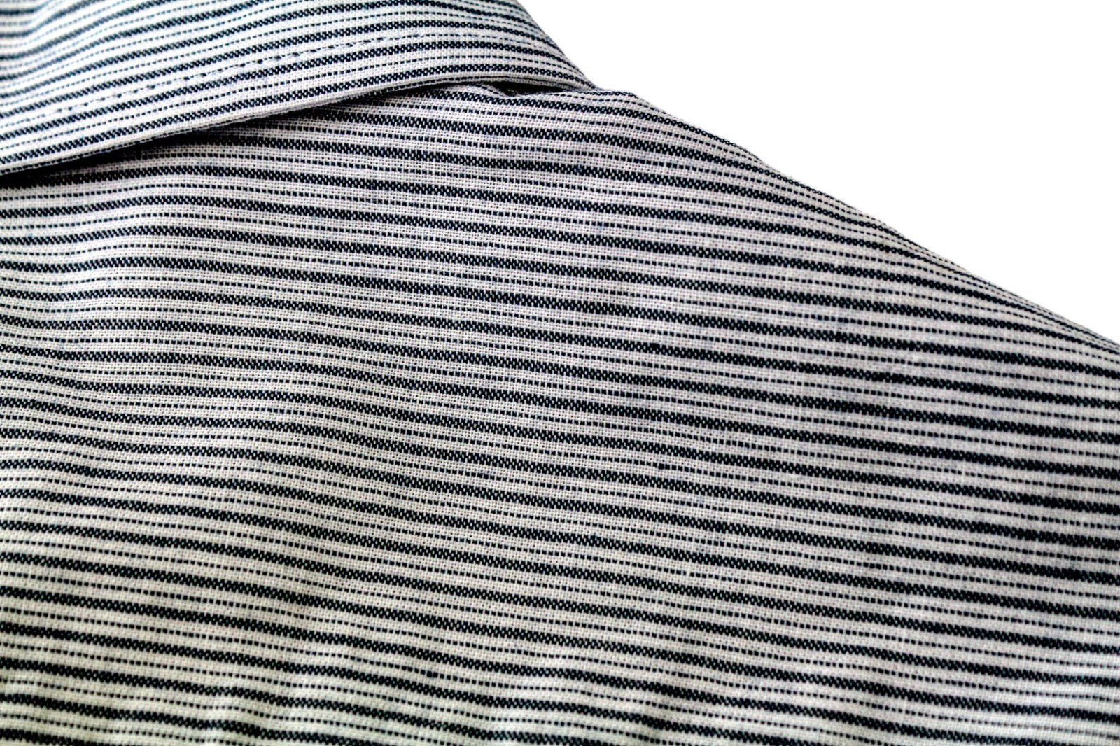 RICHMOND Men's Shirt L Blue Designer Cotton Striped Embroidered Logo Classic