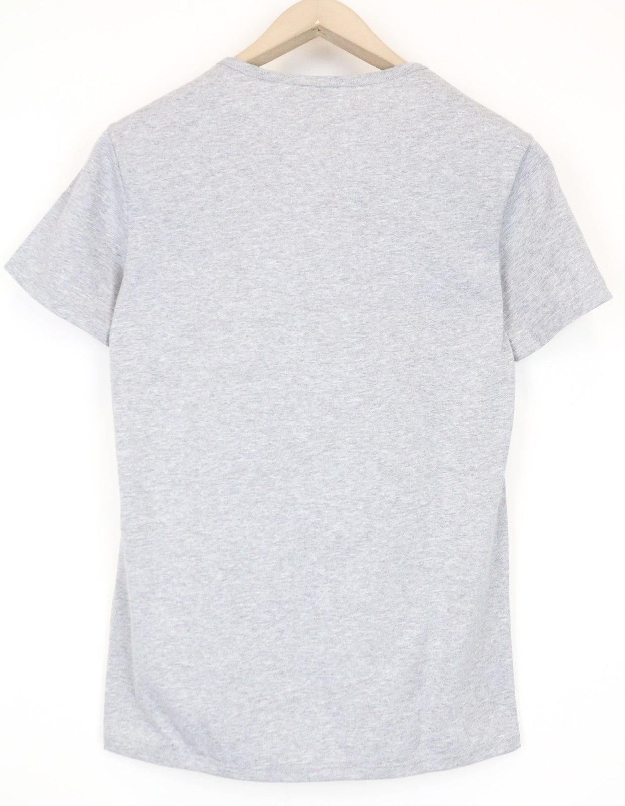 VKING Tattoo Language Men's T-Shirt S Grey Melange Graphic Jersey Pure Cotton