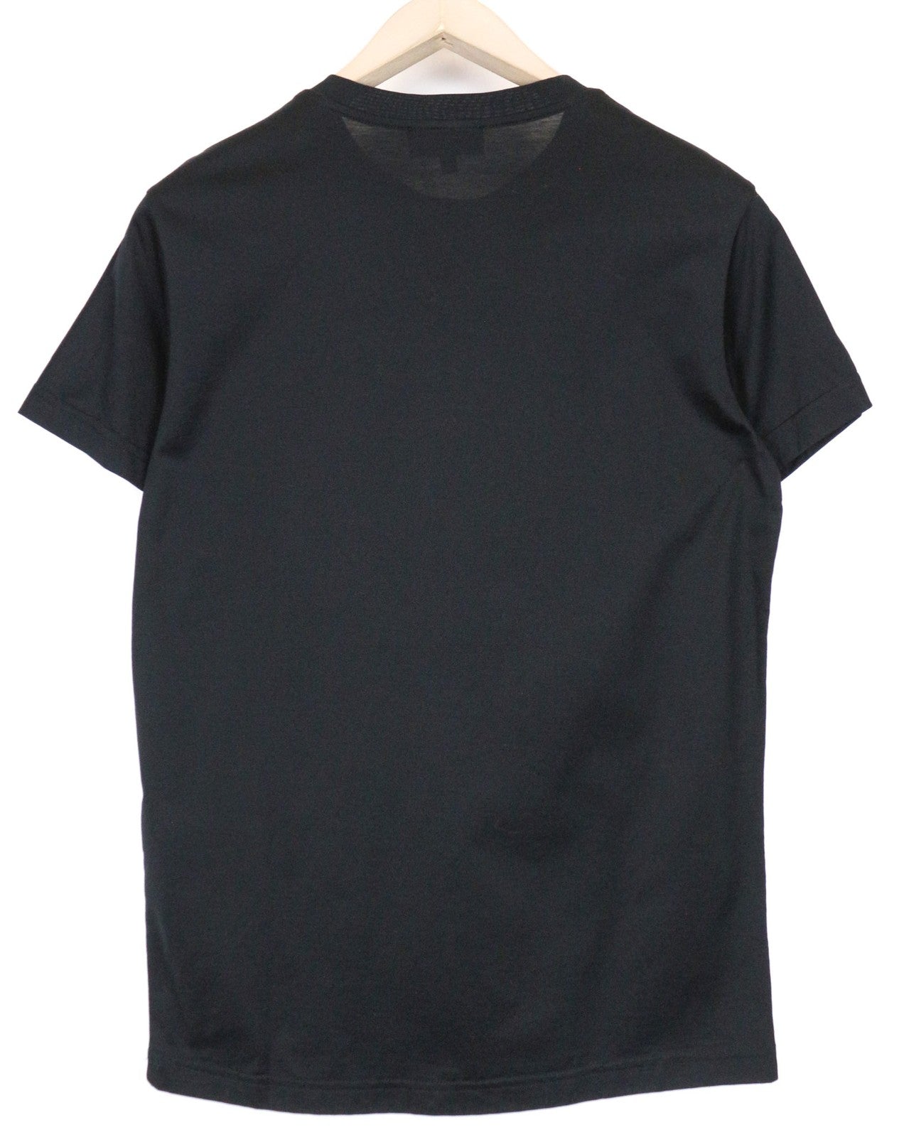 RICHMOND Men's T-Shirt L Black Crew Neck Jersey Cotton Graphic Logo Print