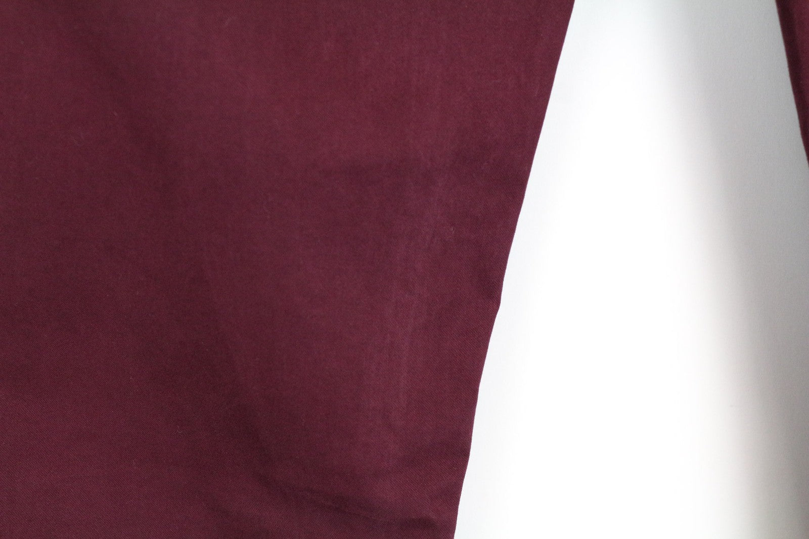 RICHMOND Punk Women's Trousers 28 Purple Slim Stretch Cotton Flat Front Casual