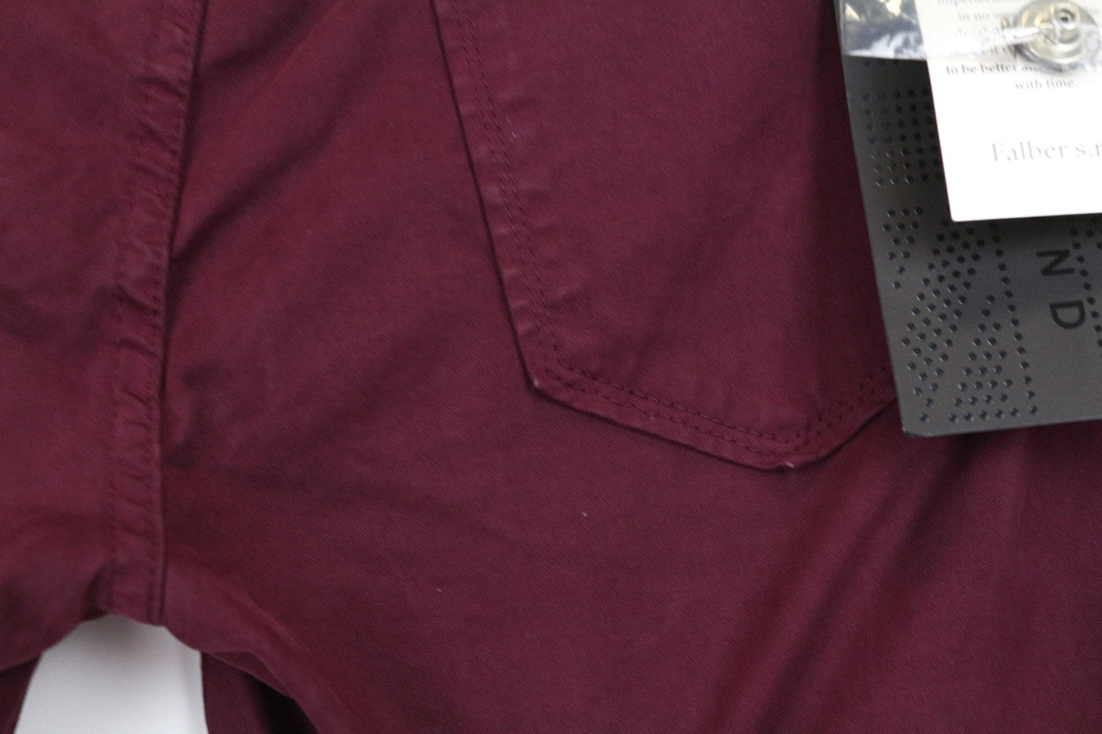 RICHMOND Punk Women's Trousers 28 Purple Slim Stretch Cotton Flat Front Casual