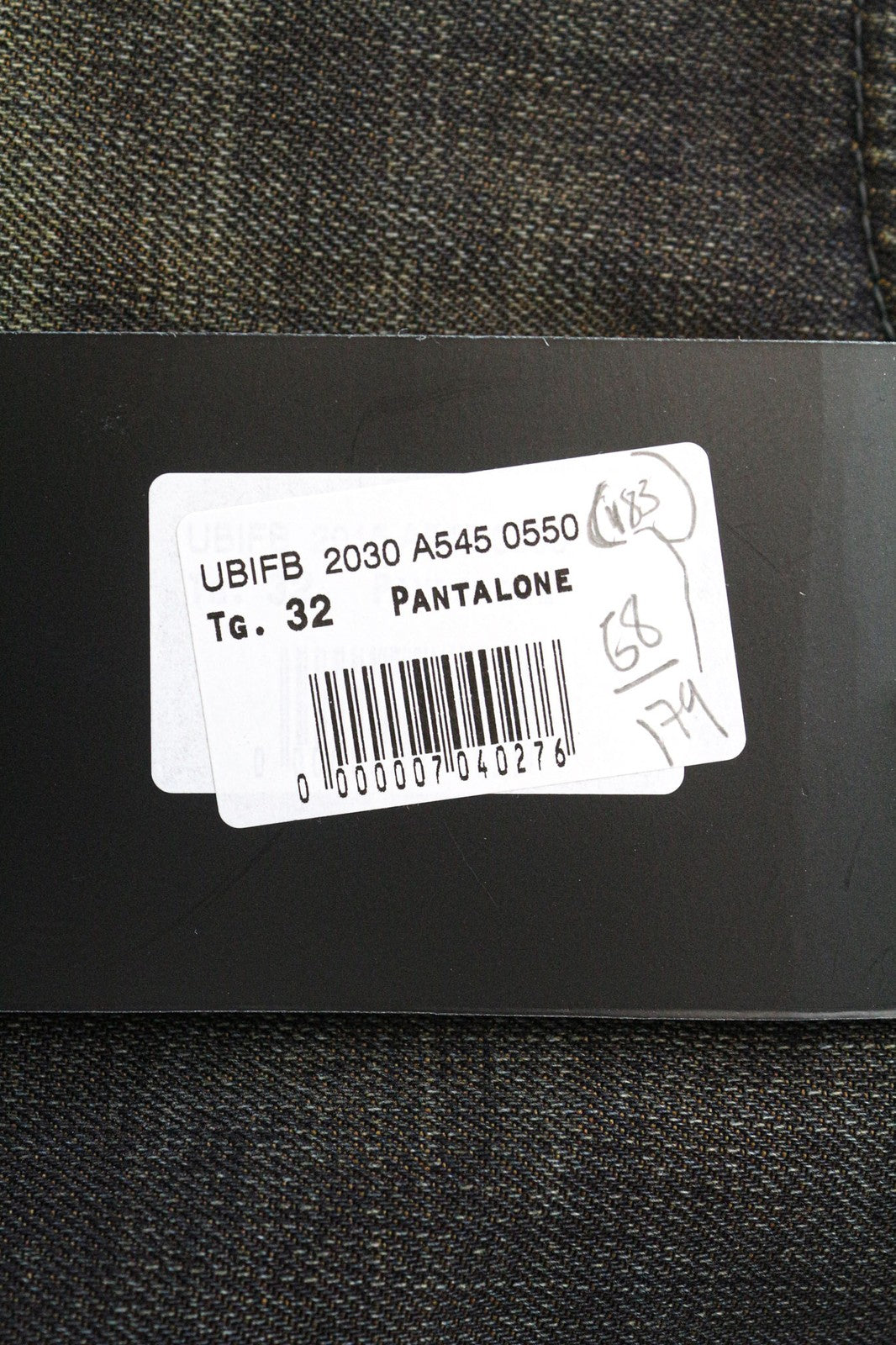 RICHMOND Men's Jeans W32 Dark Blue Aged Look Skinny Low Waist Pure Cotton