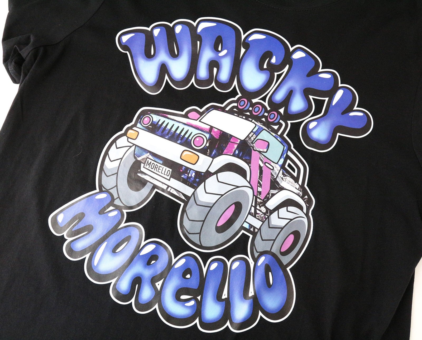 FRANKIE MORELLO George Men's Tee L Black Logo Short Sleeve Cotton Top