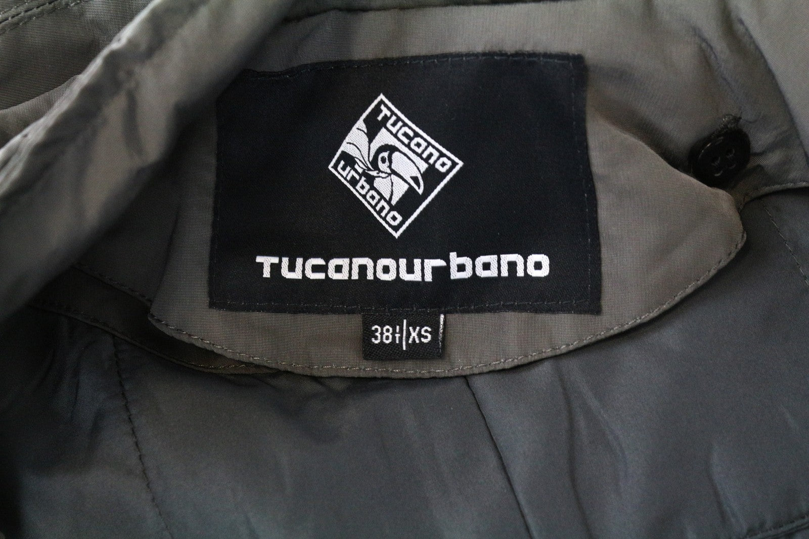 TUCANO URBANO Freccia Women's Jacket XS Grey Water-Repellent Lined Coat