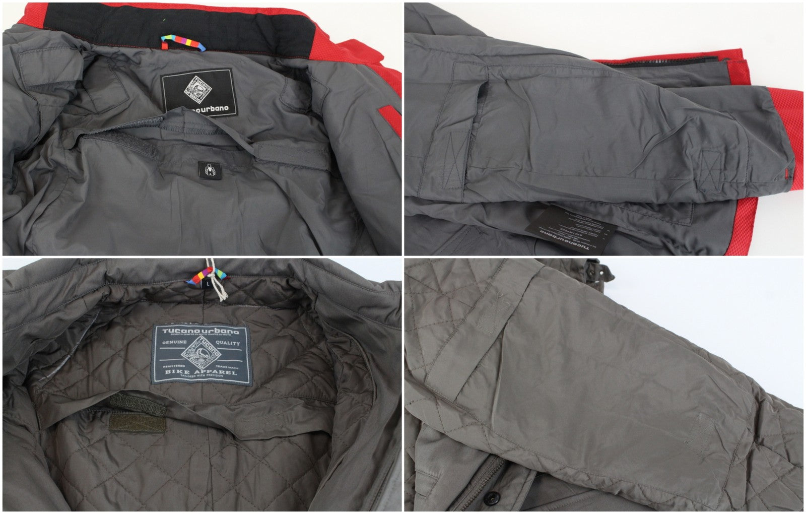 TUCANO URBANO Freccia Women's Jacket XS Grey Water-Repellent Lined Coat