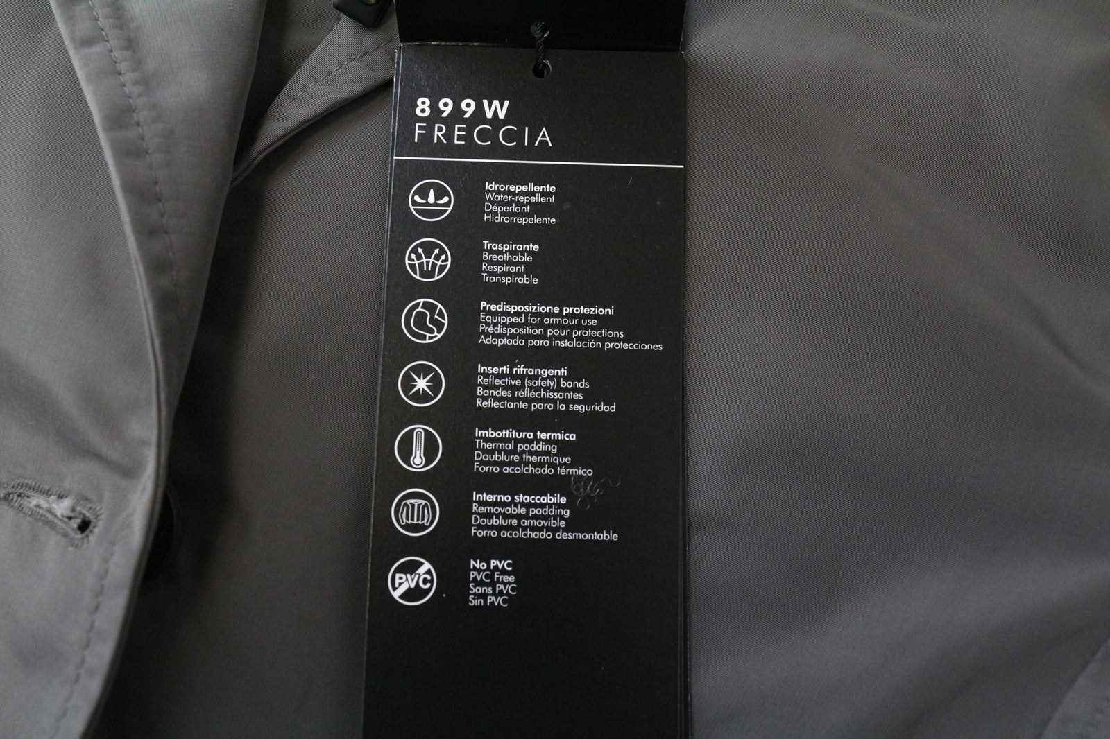 TUCANO URBANO Freccia Women's Jacket XS Grey Water-Repellent Lined Coat