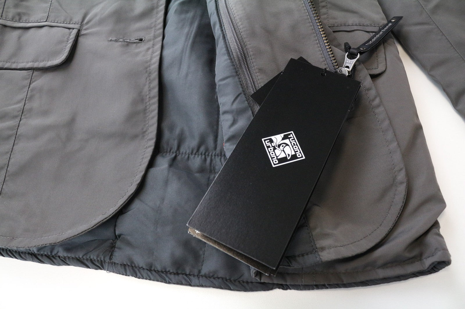 TUCANO URBANO Freccia Women's Jacket XS Grey Water-Repellent Lined Coat