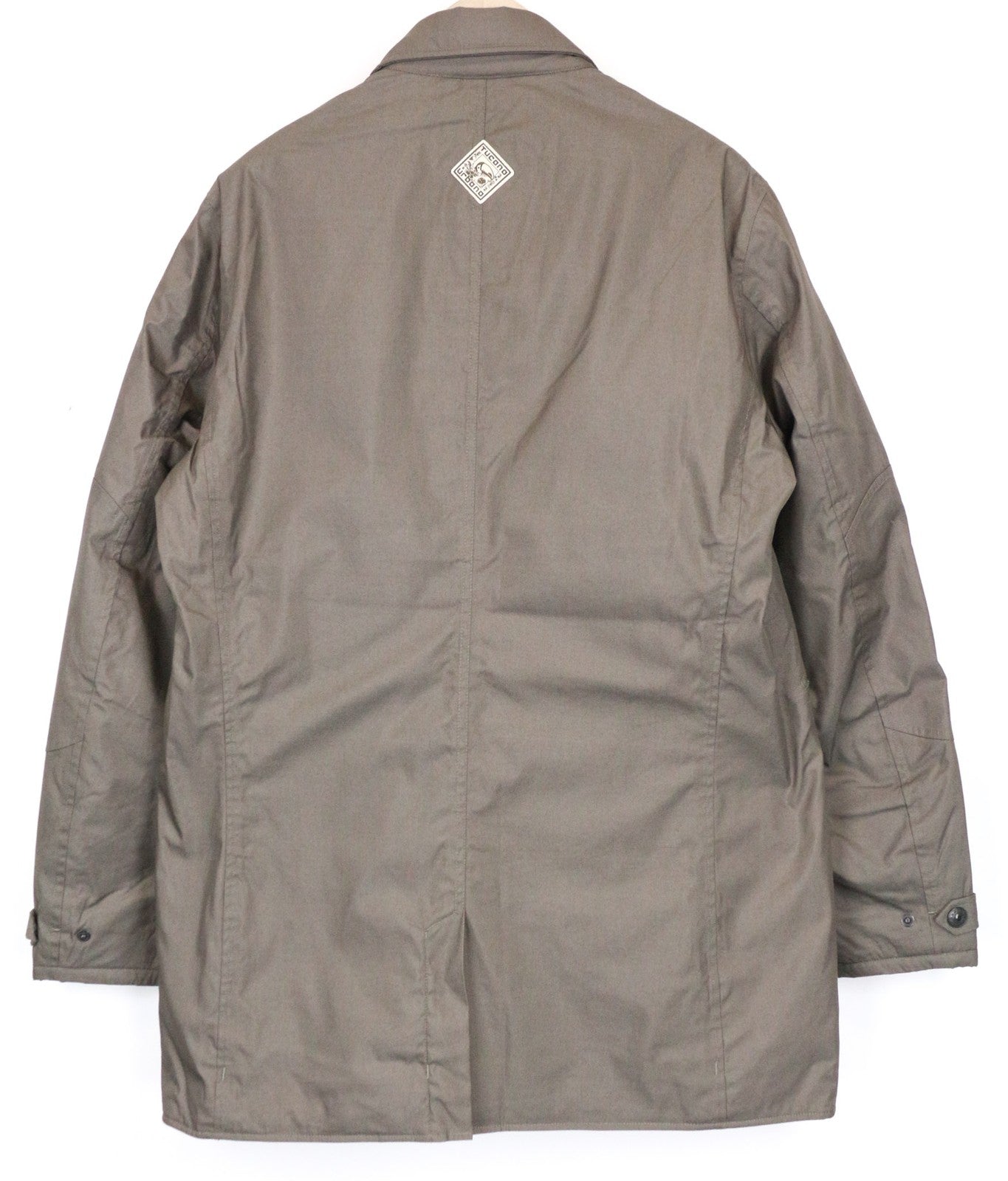 TUCANO URBANO Robin Men's Coat L Brown Moto Trench Cotton Thermal Lined