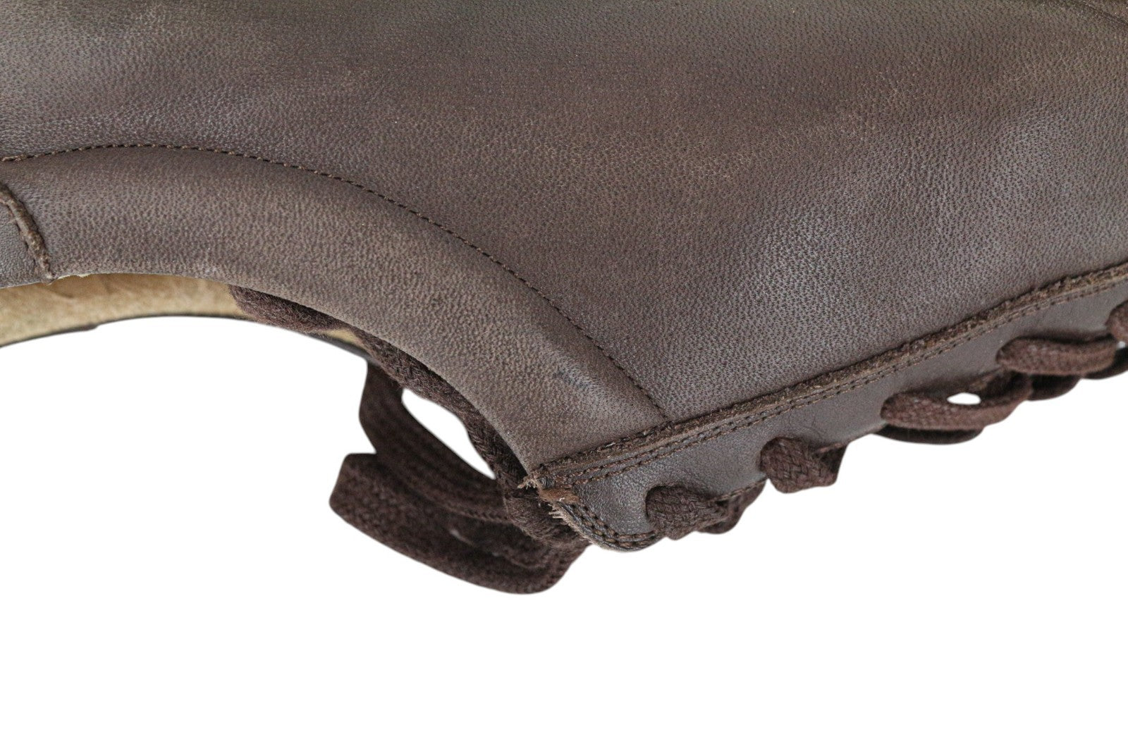 SUITSUPPLY Men Trainers EU43 Brown Genuine Leather Laced Casual Low Sneakers