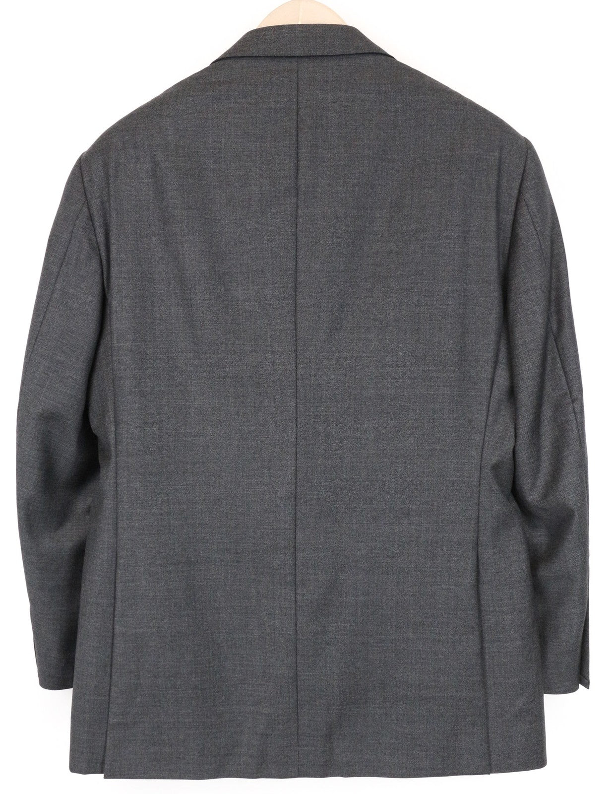 SUITSUPPLY Men Blazer UK40S Mid Grey Slim Cut Classic Melange Sharkskin Formal