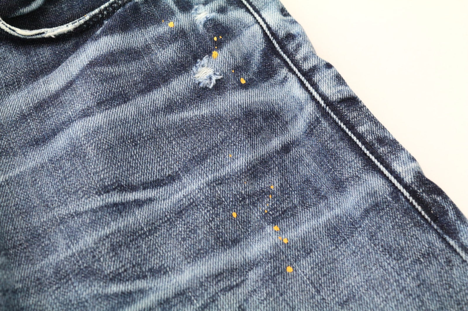 TAKESHY KUROSAWA TK 08 Men Jeans W32 Non-Stretch Button-Fly Classic Blue Slim