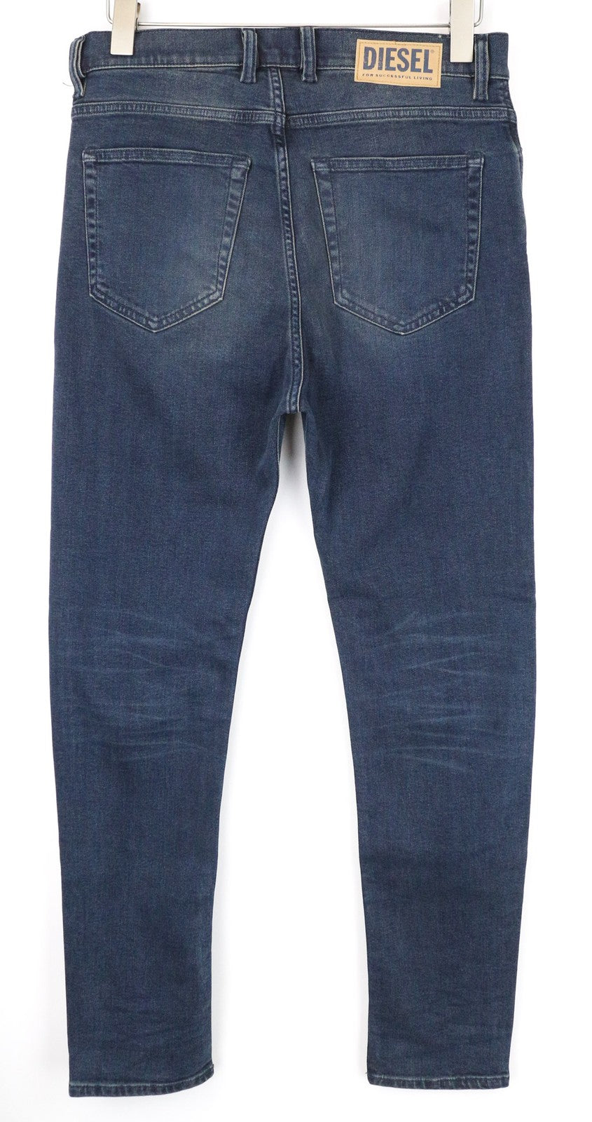 DIESEL D-Vider 084AU Men Jeans W28/L32 Carrot Fit Blue Cotton Stretch Washed