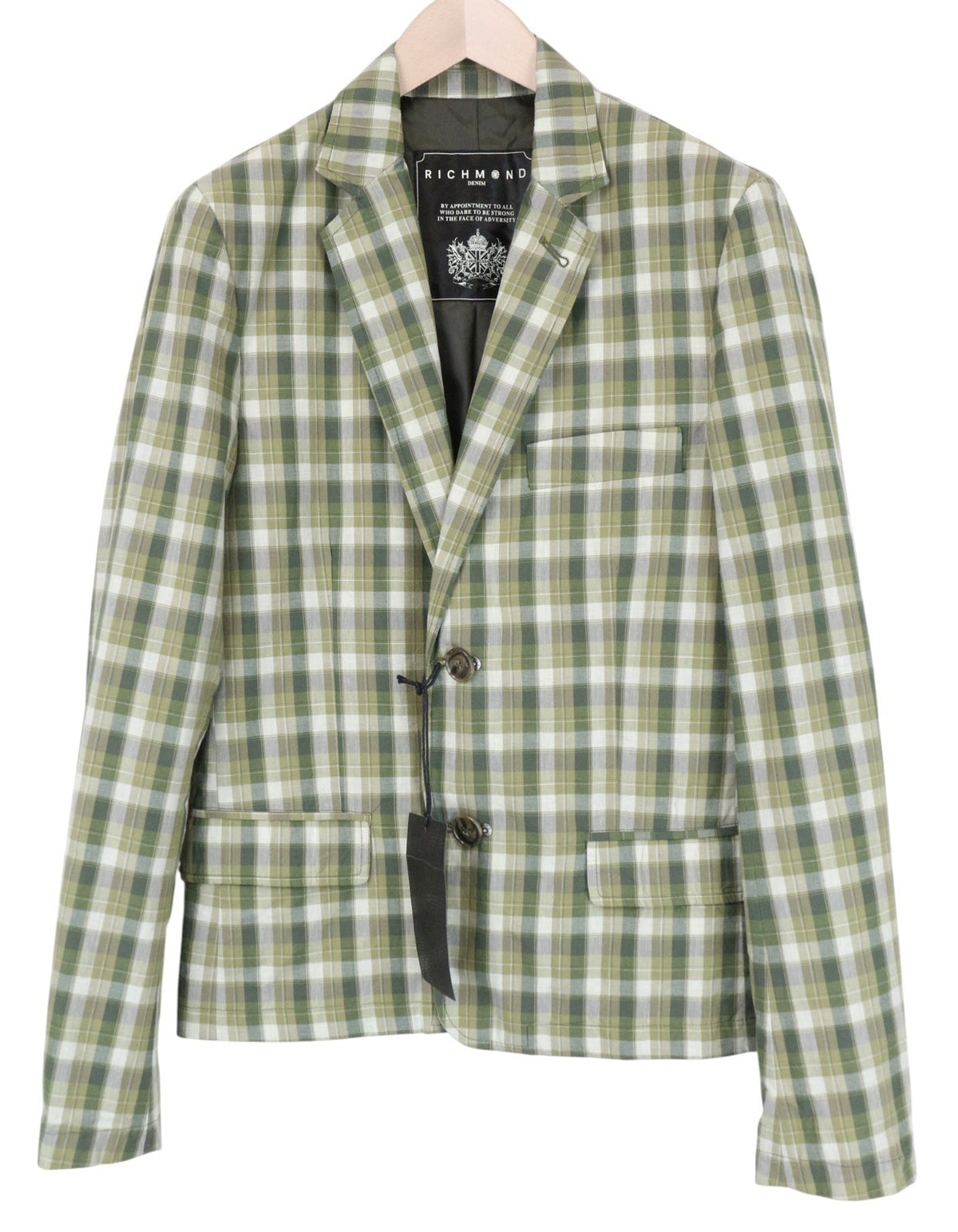 Grüner Twill-Blazer