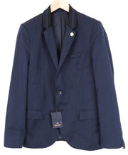 SCOTCH & SODA Ams Couture Men Blazer M Blue Single-Breasted Lined Classic