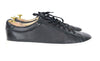 Black Leather Trainers