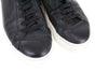 Black Leather Trainers