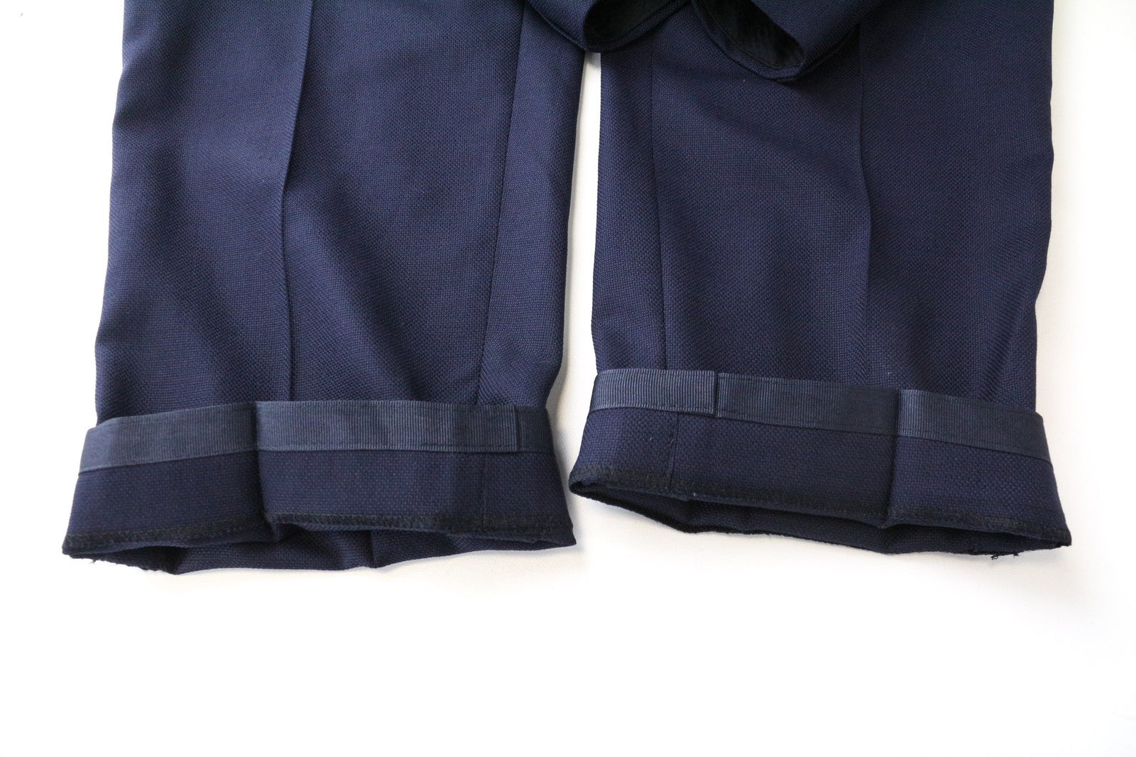 SUITSUPPLY Brescia Men's Trousers UK46S Navy Wool Stretch Lined Slim Classic