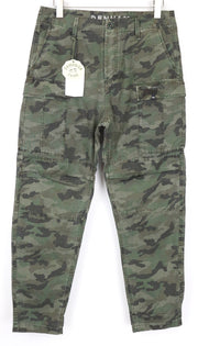 DENHAM Nato Men's Cargo W31/L34 Camouflage Cotton Green Military Style Pants