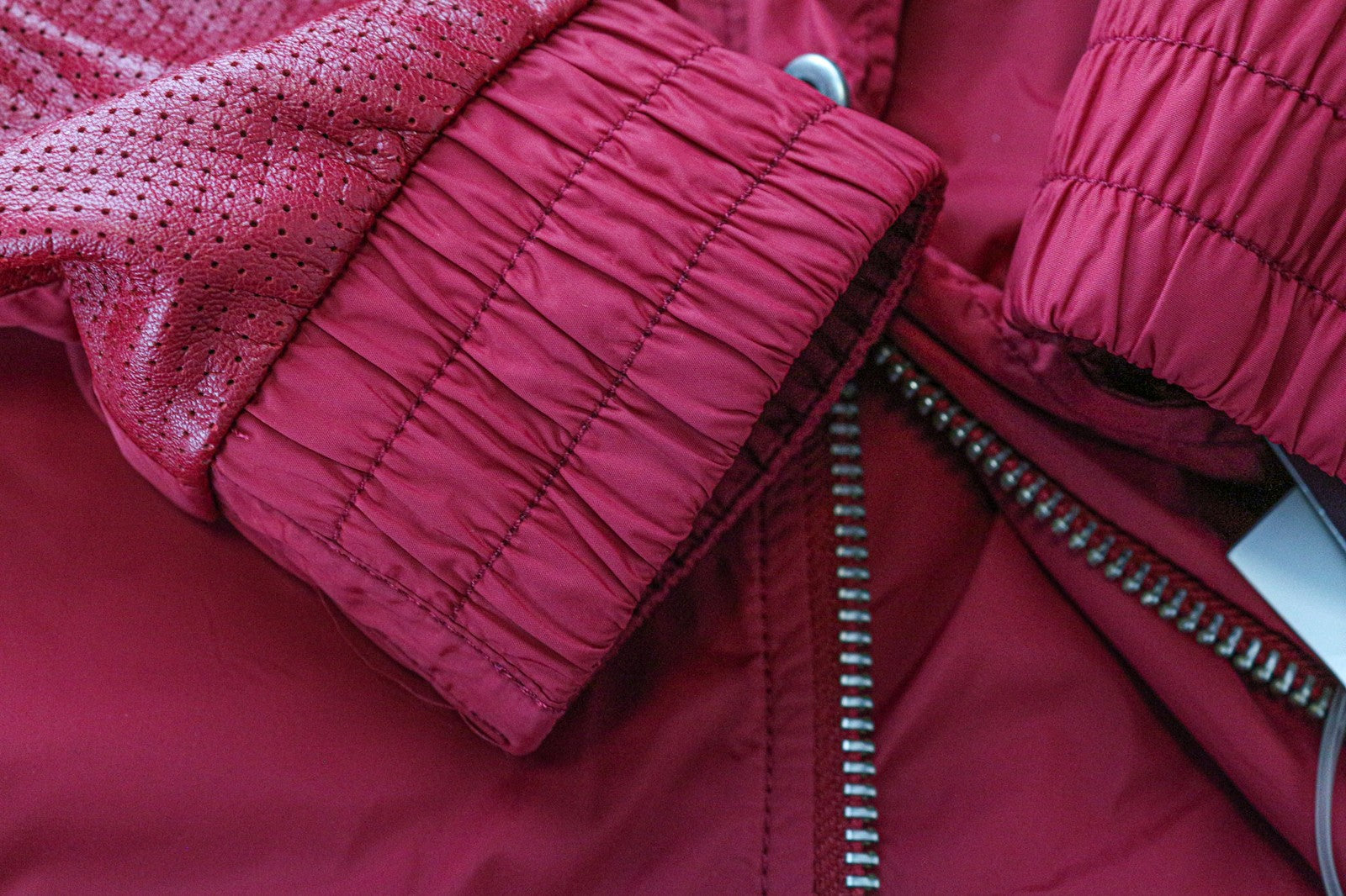 RICHMOND Men's Jacket 50 Red Lightweight Zipped Long Sleeve Smart Outerwear