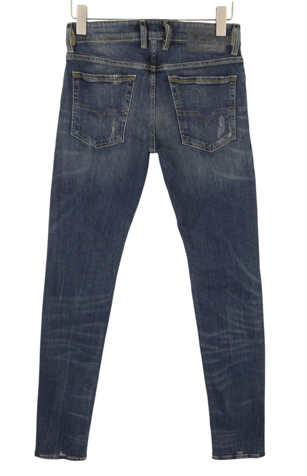 DIESEL Troxer R9CG6 Men's Jeans W28/L34 Blue Worn Slim Skinny Stretch