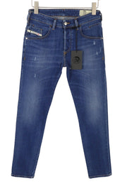 DIESEL D-Bazer 083AZ Men's Jeans W29/L32 Blue Worn Tapered Stretch