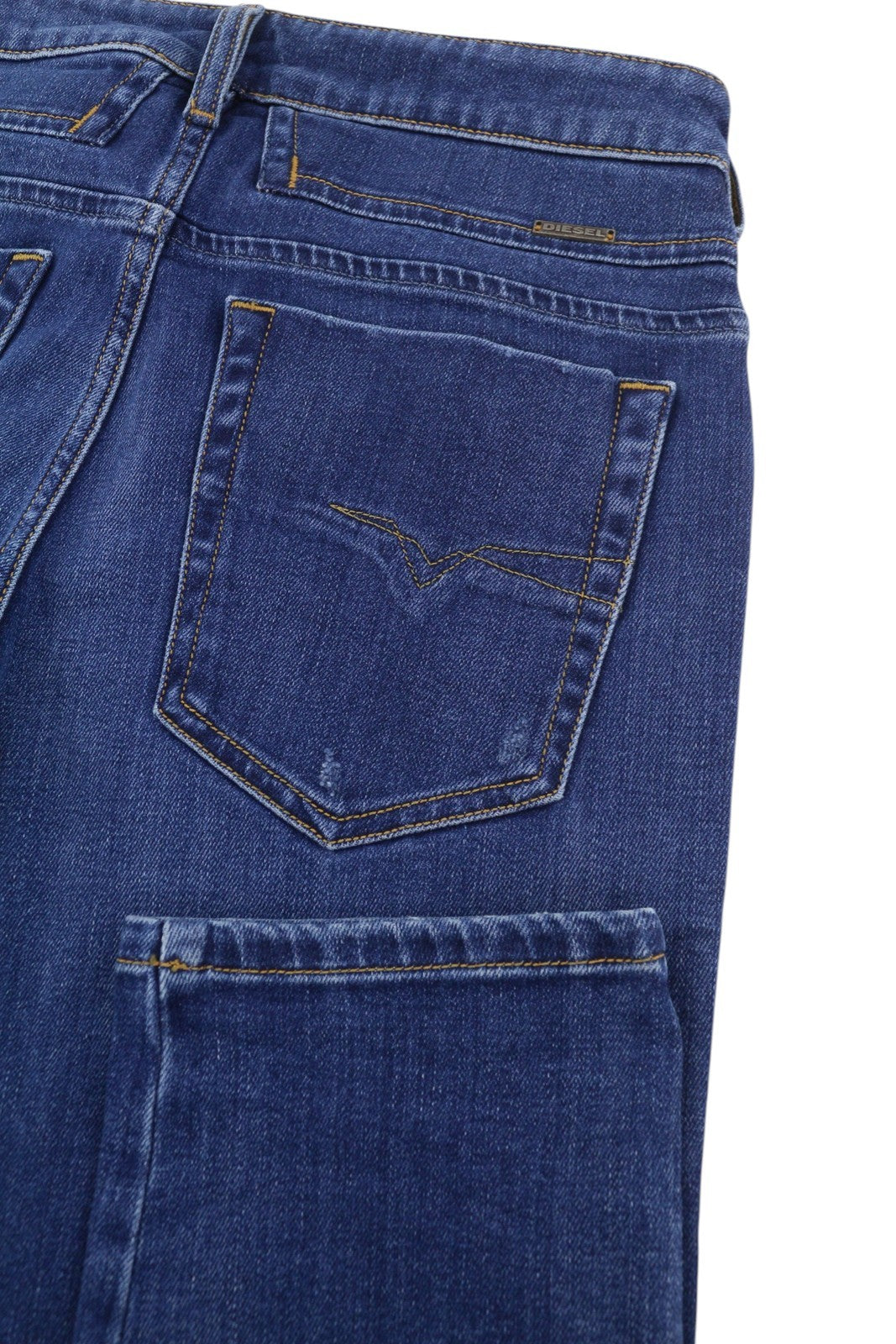 DIESEL D-Bazer 083AZ Men's Jeans W29/L32 Blue Worn Tapered Stretch