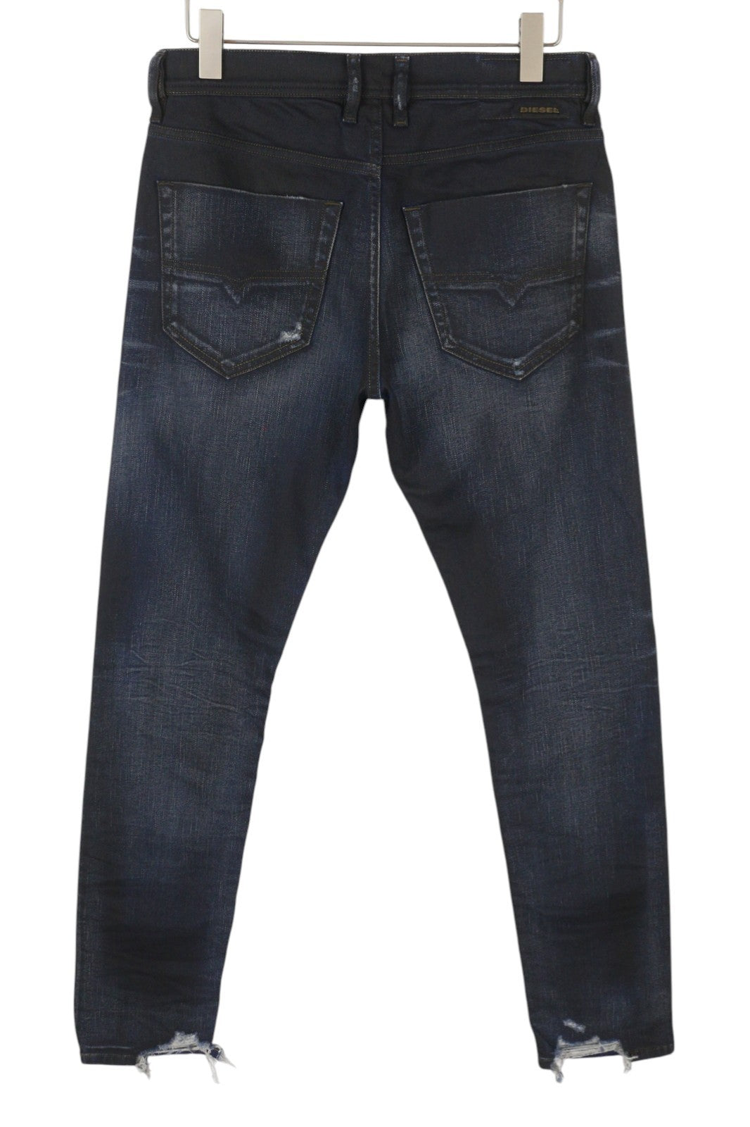 DIESEL Tepphar 080AD Men's Jeans W29/L32 Blue Ripped Faded Slim Denim