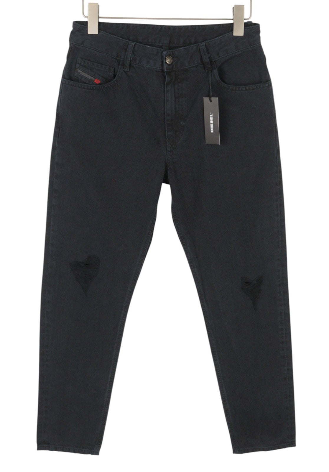 DIESEL Neekhol 084PM Women's Jeans W30/L32 Dark Blue Ripped Slim Denim