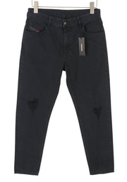 DIESEL Neekhol 084PM Women's Jeans W30/L32 Dark Blue Ripped Slim Denim