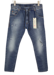 DIESEL Krooley-Ne 084TZ Men's Jeans W28 Blue Faded Slim Jogg Denim