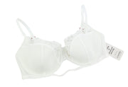 SCANDALE Le Balconet 1/2 Spacer Sublime-Undyed Women's Bra 85C White Lace