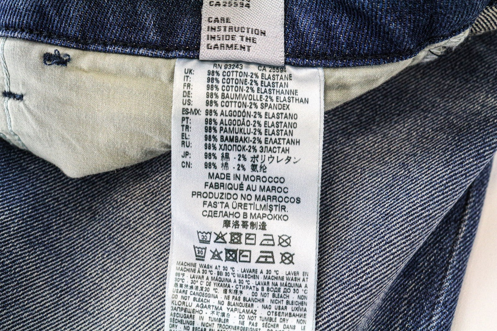 DIESEL D-Bazer 0090D Men's Tapered Jeans W28/L32 Washed Blue Cotton Stretch Fit