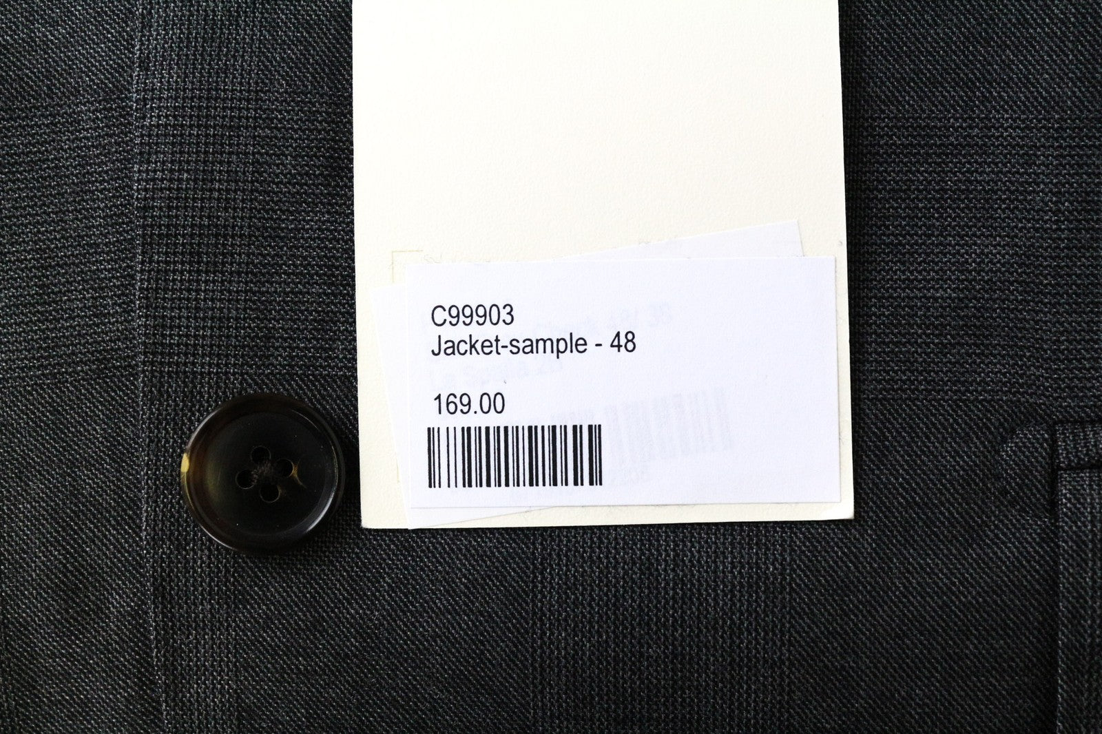 SUITSUPPLY La Spalla Men's Blazer UK38R Grey Wool Super 150's Patterned