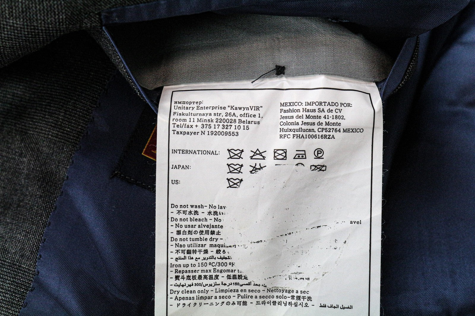 SUITSUPPLY La Spalla Men's Blazer UK38R Grey Wool Super 150's Patterned