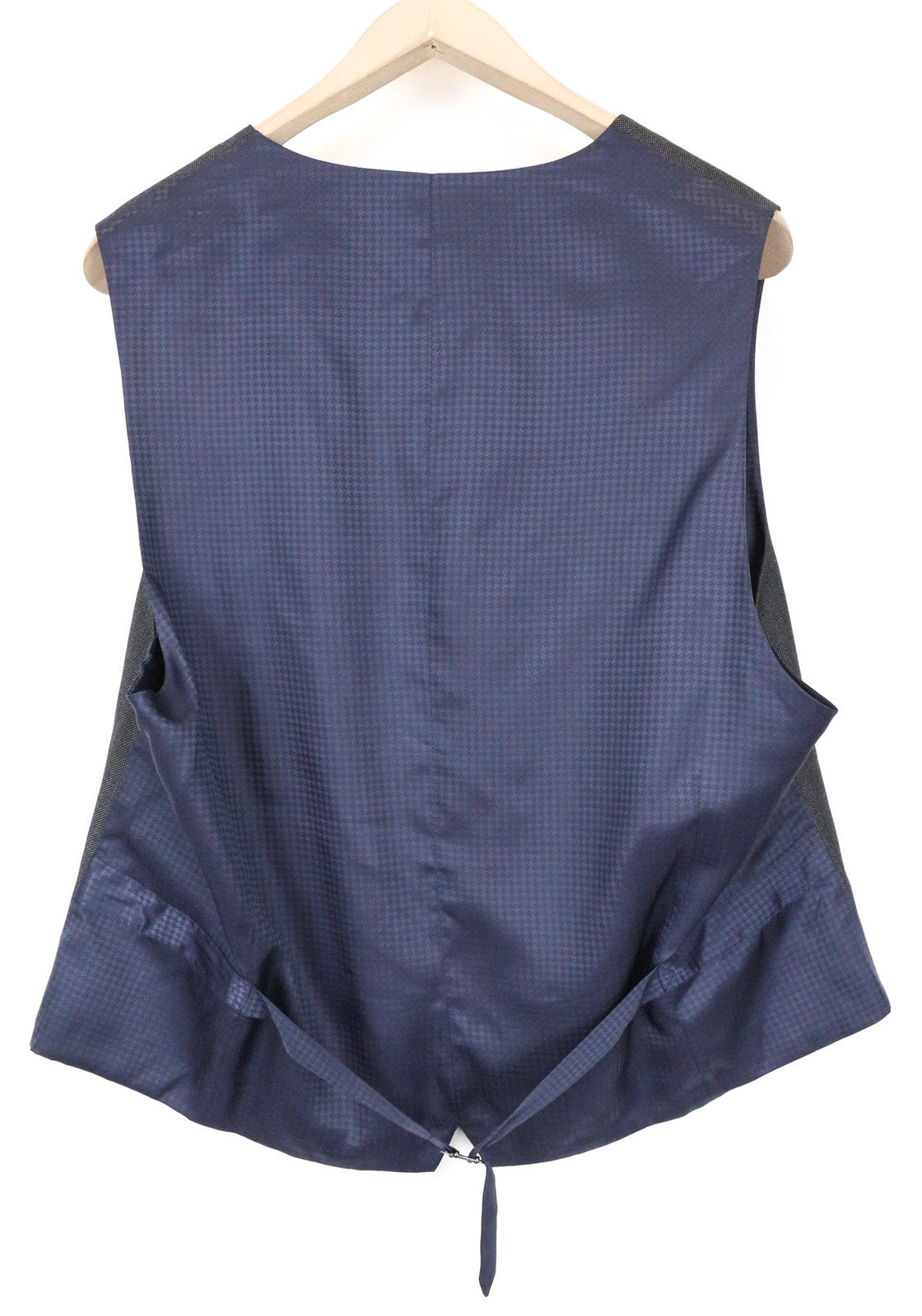 SUITSUPPLY Ferrara Men's Waistcoat UK48S Grey Single-Breasted Pure Wool Vest