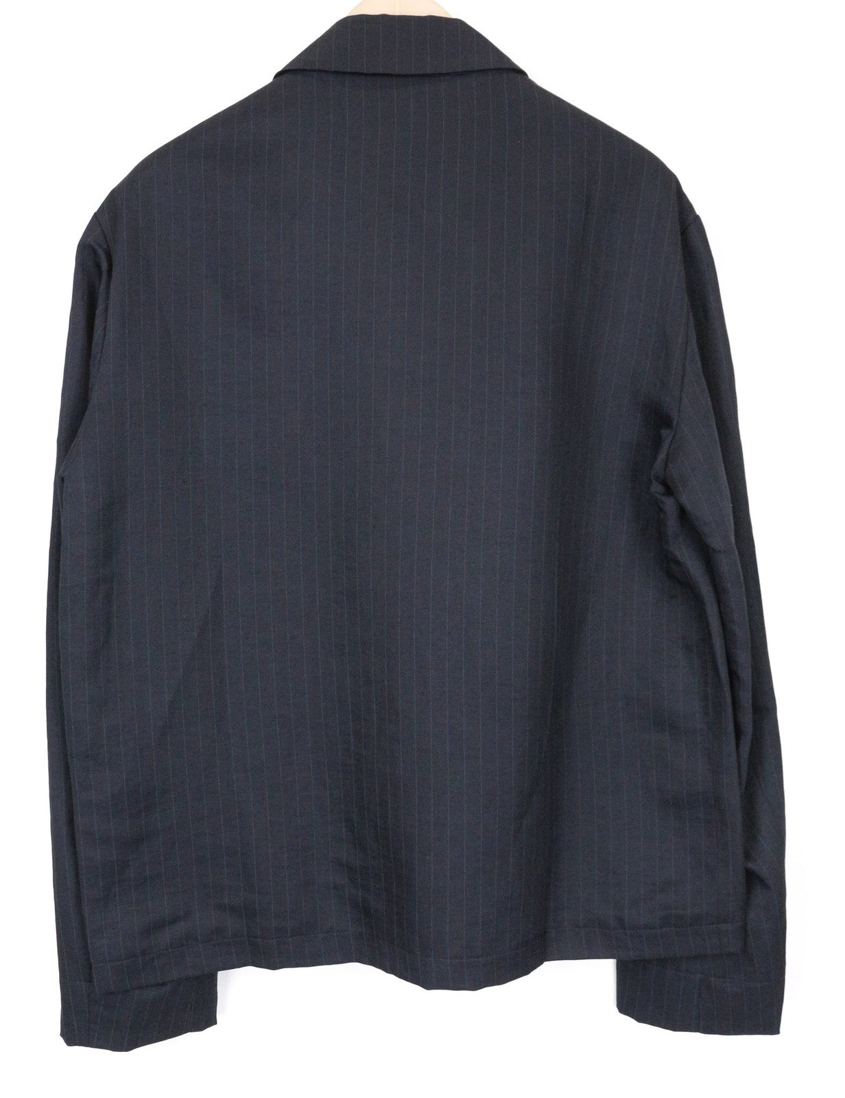 RICHMOND Men's Linen Blend Jacket UK18 Navy Striped Casual Lightweight Blazer