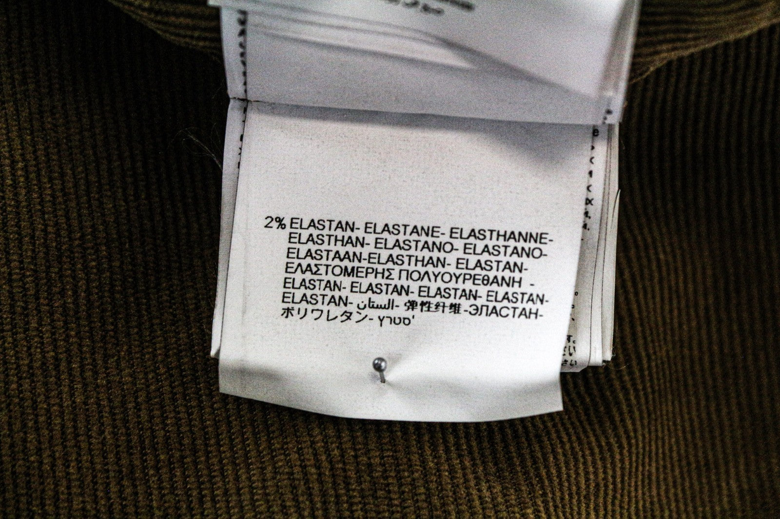 REPLAY Anbass Men's Corduroy W31/L34 Brown Slim Fit Cotton Stretch Trousers