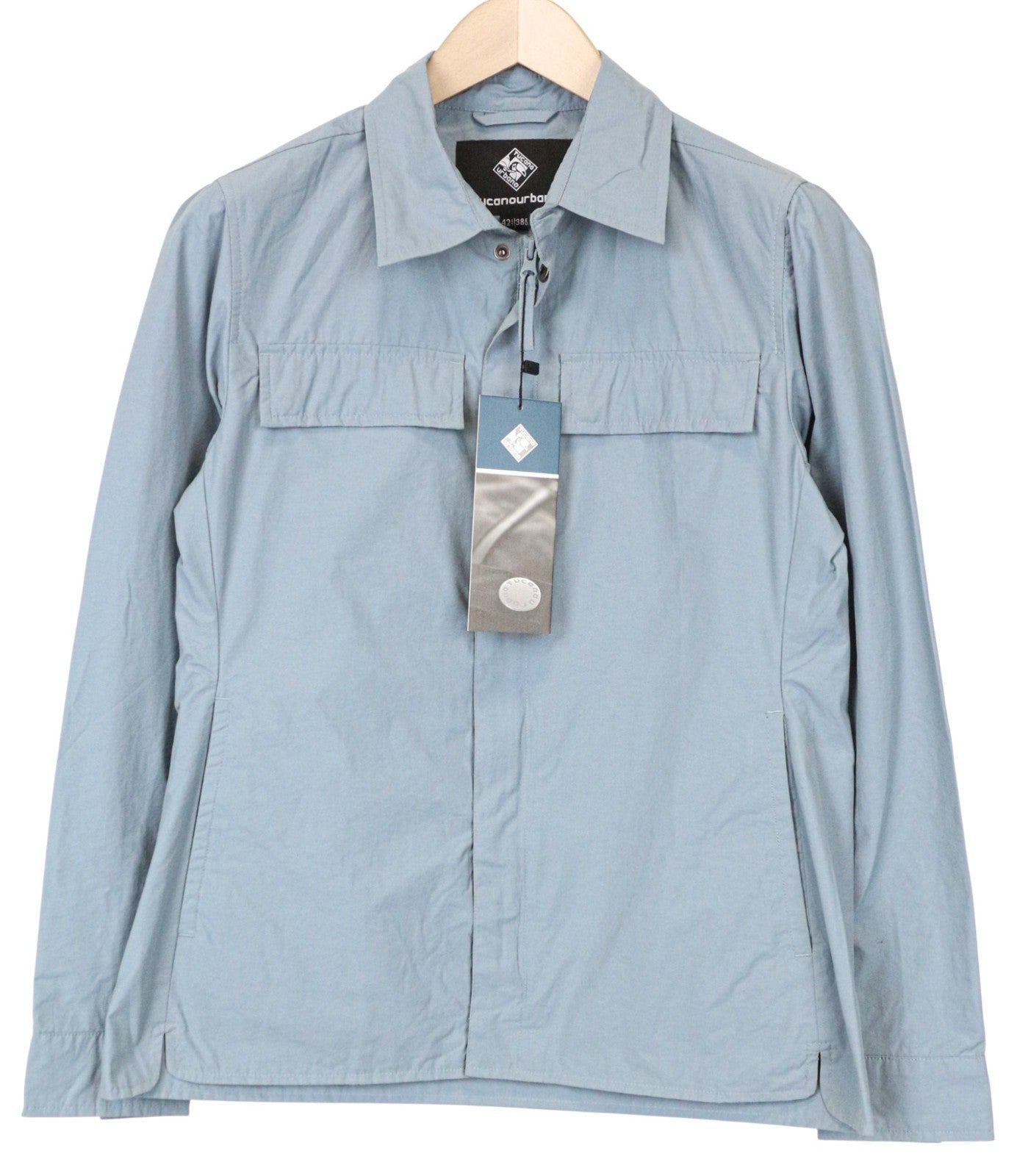 TUCANO URBANO Albertina Women's Moto Jacket EU40 Blue Cotton Blend Windbreaker